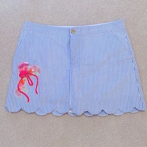 Lilly Pulitzer Seersucker Skort